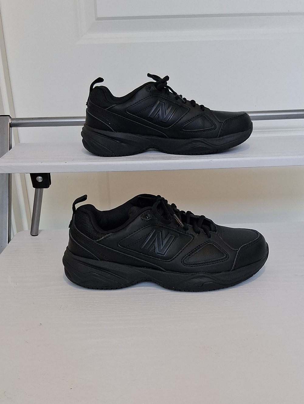 New Balance Men's All-Black Athletic Walking Sneakers